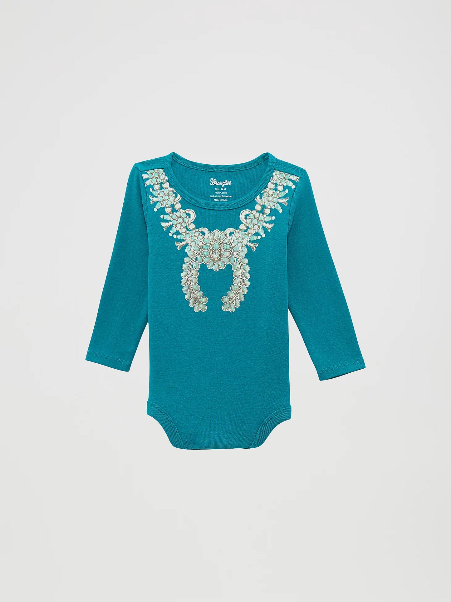 Wrangler Baby Girls Long Sleeve Graphic Knit Bodysuit 112371932