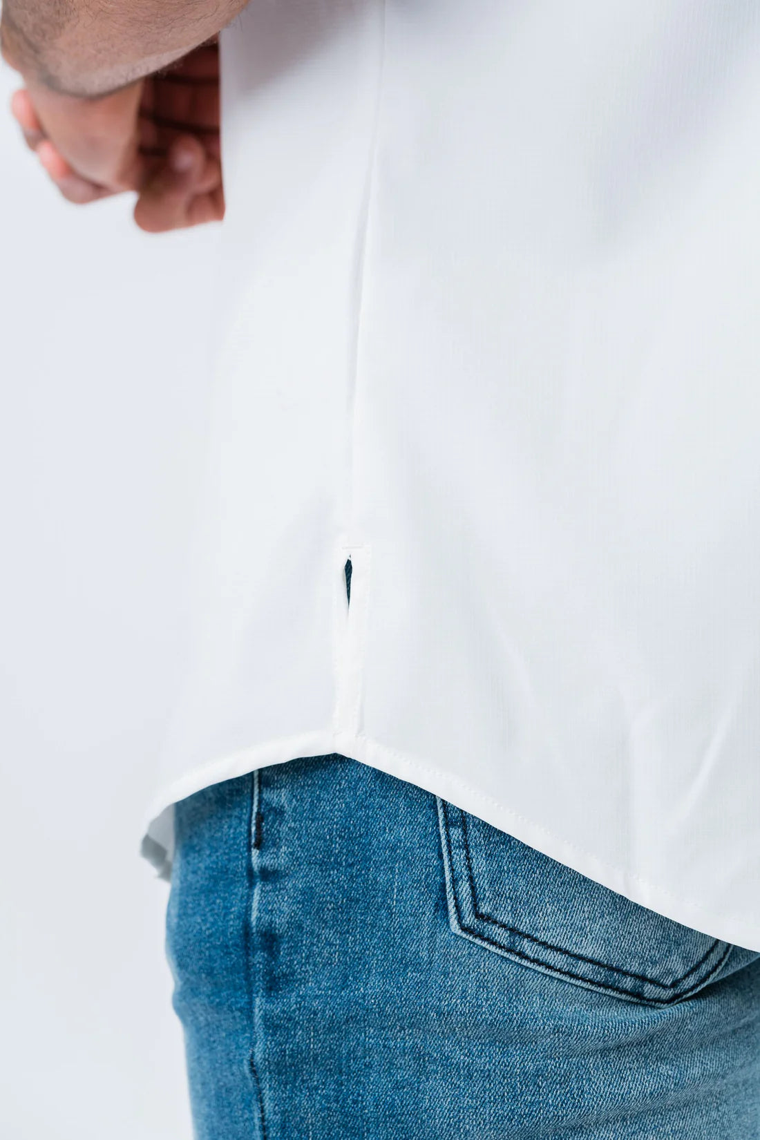 Platini Men's Fishing White Short Sleeve Shirt PGS8785