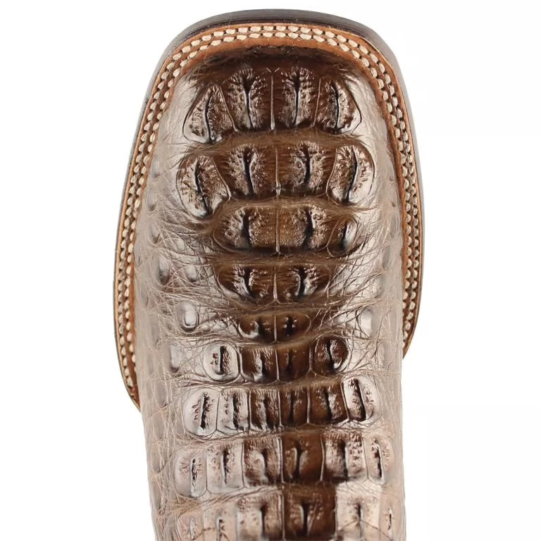 Wild West Boots Caiman Hornback Brown