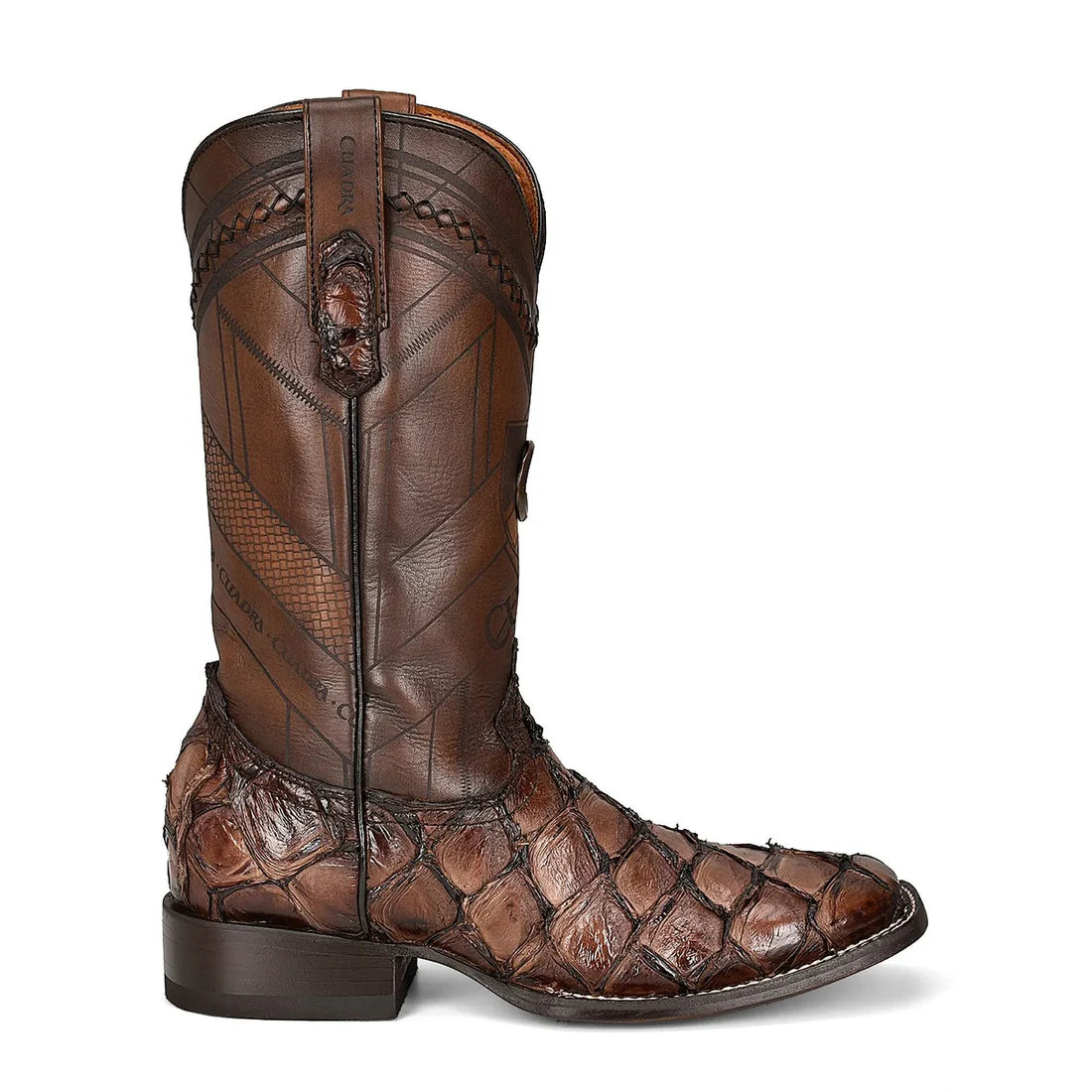 Cuadra Men’s Pirarucu Chocolate Boots CU788