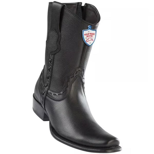 Wild West Boots Grisly Black Dubai Boot Short