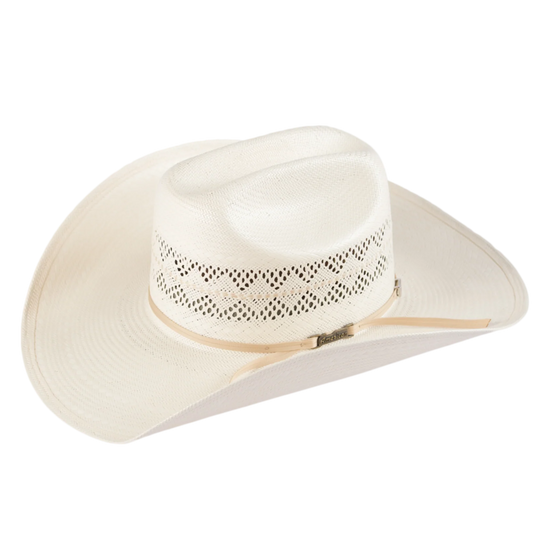 American Hat Co Vented Ivory Straw Cowboy Hat 6800-RC-2CCHOC