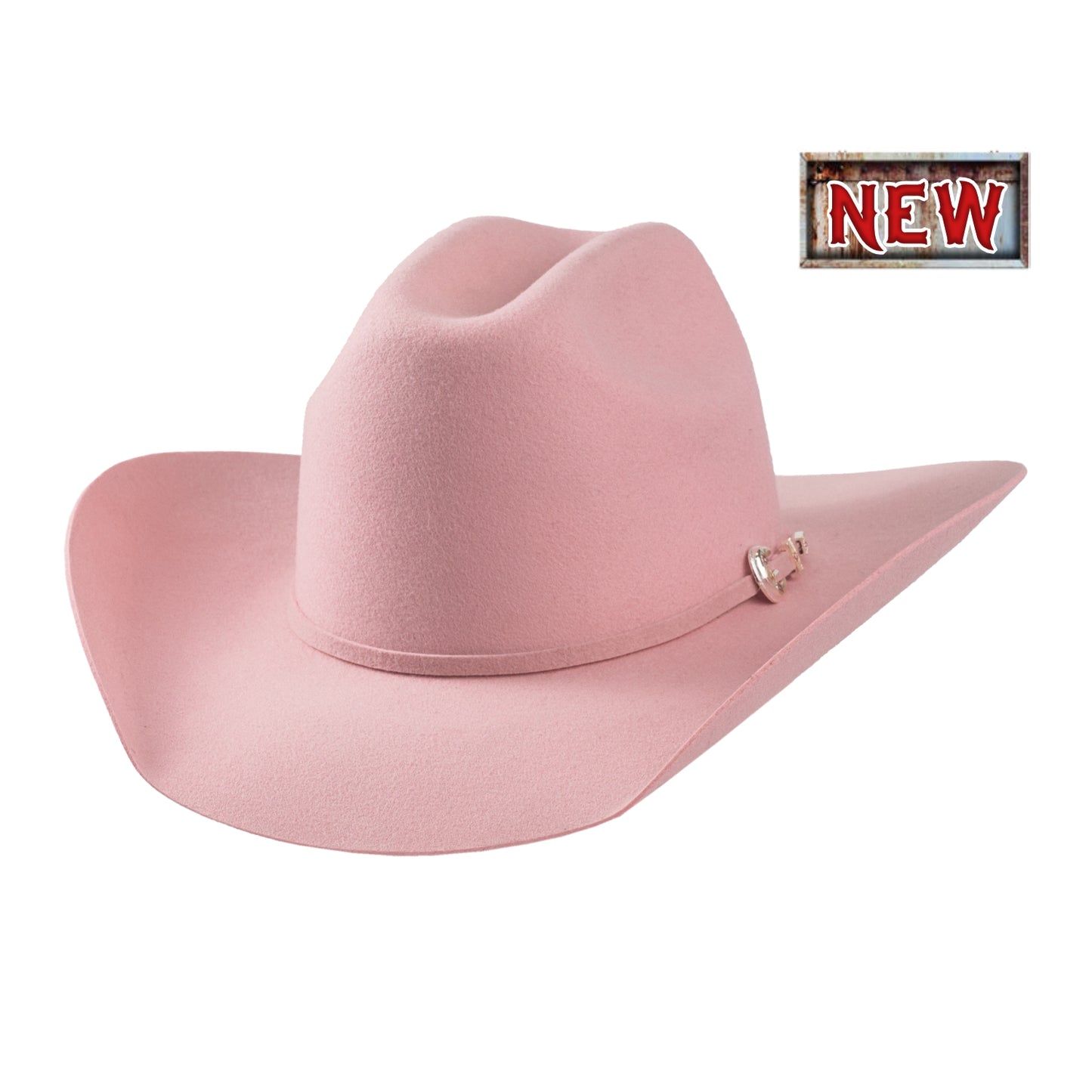 Bullhide Girls Kingman Jr Pink Felt Hat 0646