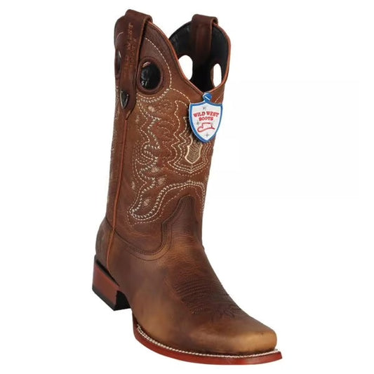 Wild West Boots Rage Honey Square Toe