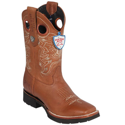 Wild West Boots Grisly Honey Square Toe