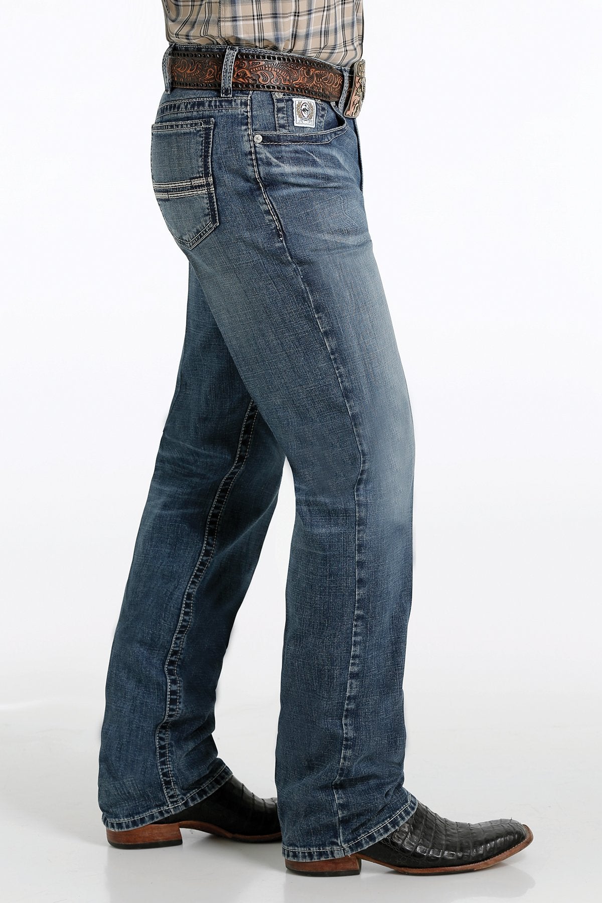 Cinch Men’s Relaxed Fit ARENAFLEX White Label Jeans mb92834045