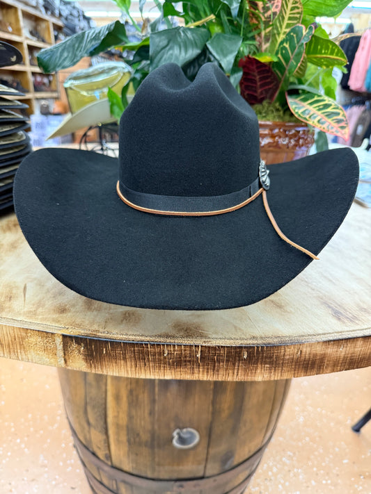 Justin Women's Wyoming Black Wool Felt Hat JUS11674-BLK