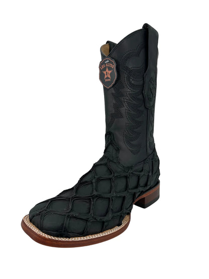 Los Altos Inverted Pirarucu Black Matte Leather Sole 8221069