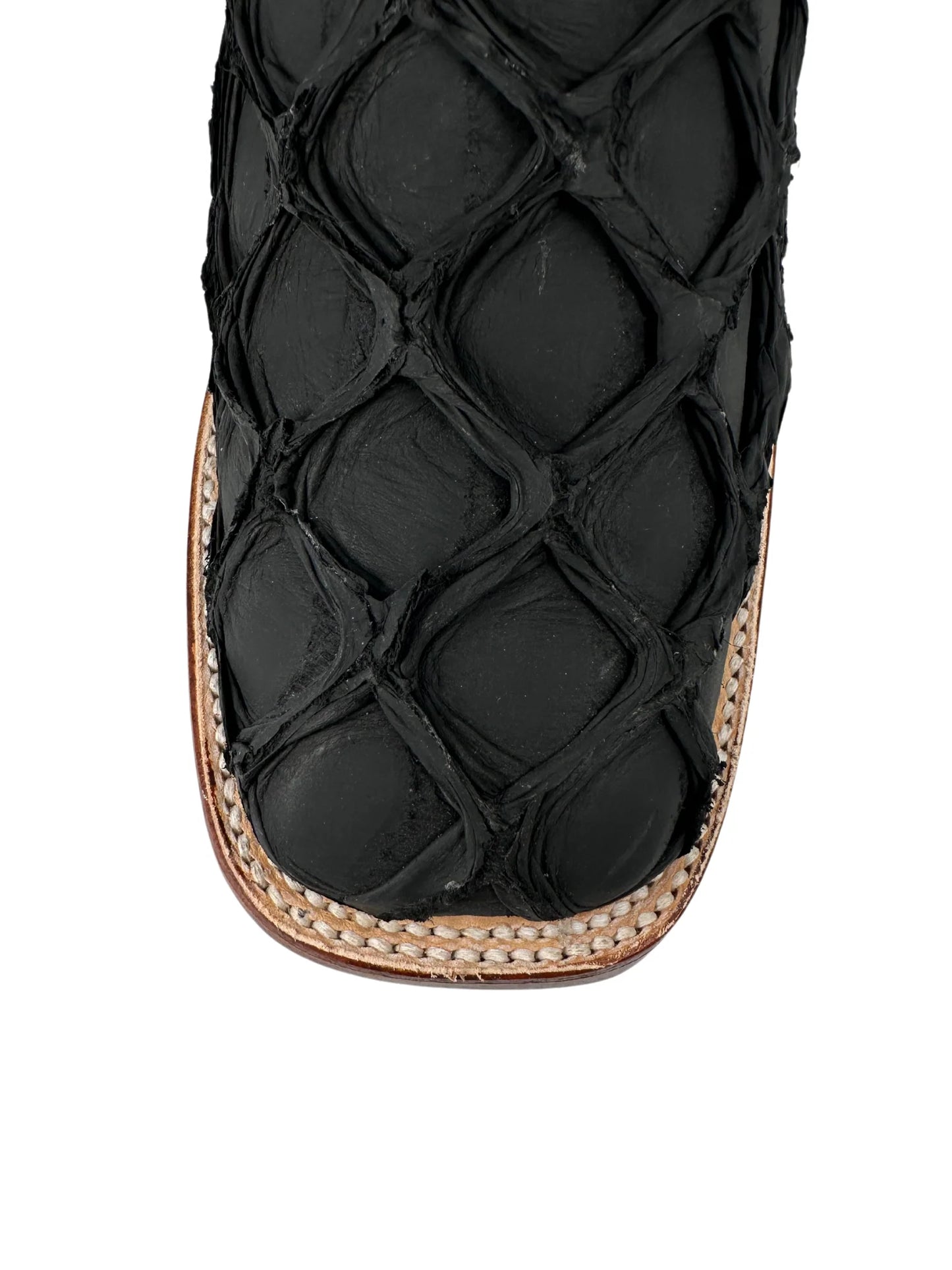 Los Altos Inverted Pirarucu Black Matte Leather Sole 8221069