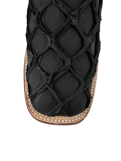 Los Altos Inverted Pirarucu Black Matte Leather Sole 8221069