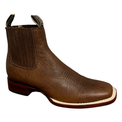 Los Altos Rage Walnut Leather Sole Square Toe