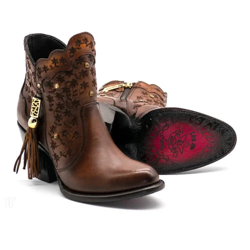 Los Altos Bovine Leather Faded Honey Ximena Oval