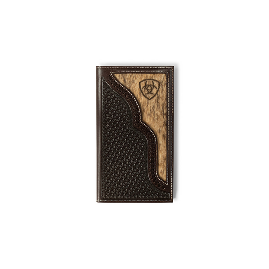Ariat Rodeo Chocolate Calf Hair Accessories Wallet A3562647