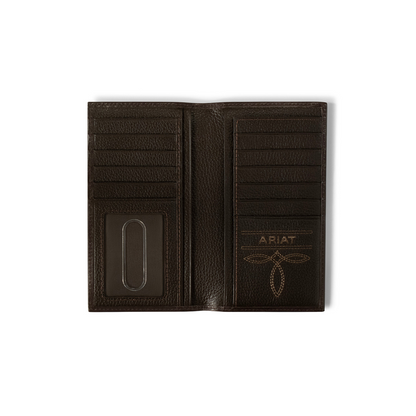 Ariat Rodeo Chocolate Calf Hair Accessories Wallet A3562647