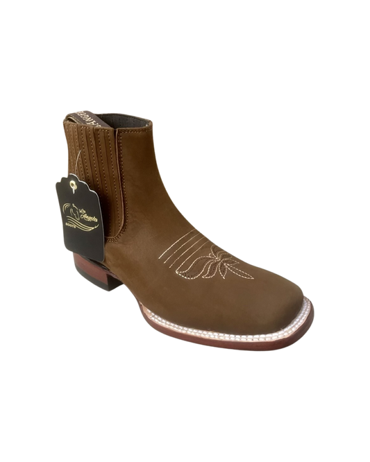 Los Angeles Women Nobuck Tabaco Ankle Boot