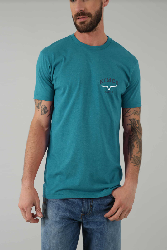 Kimes Ranch Men’s Graphic T-Shirt Teal