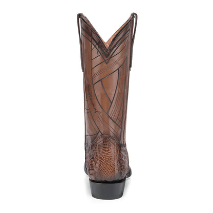 Cuadra Honey Alligator Cowboy Boots CC270
