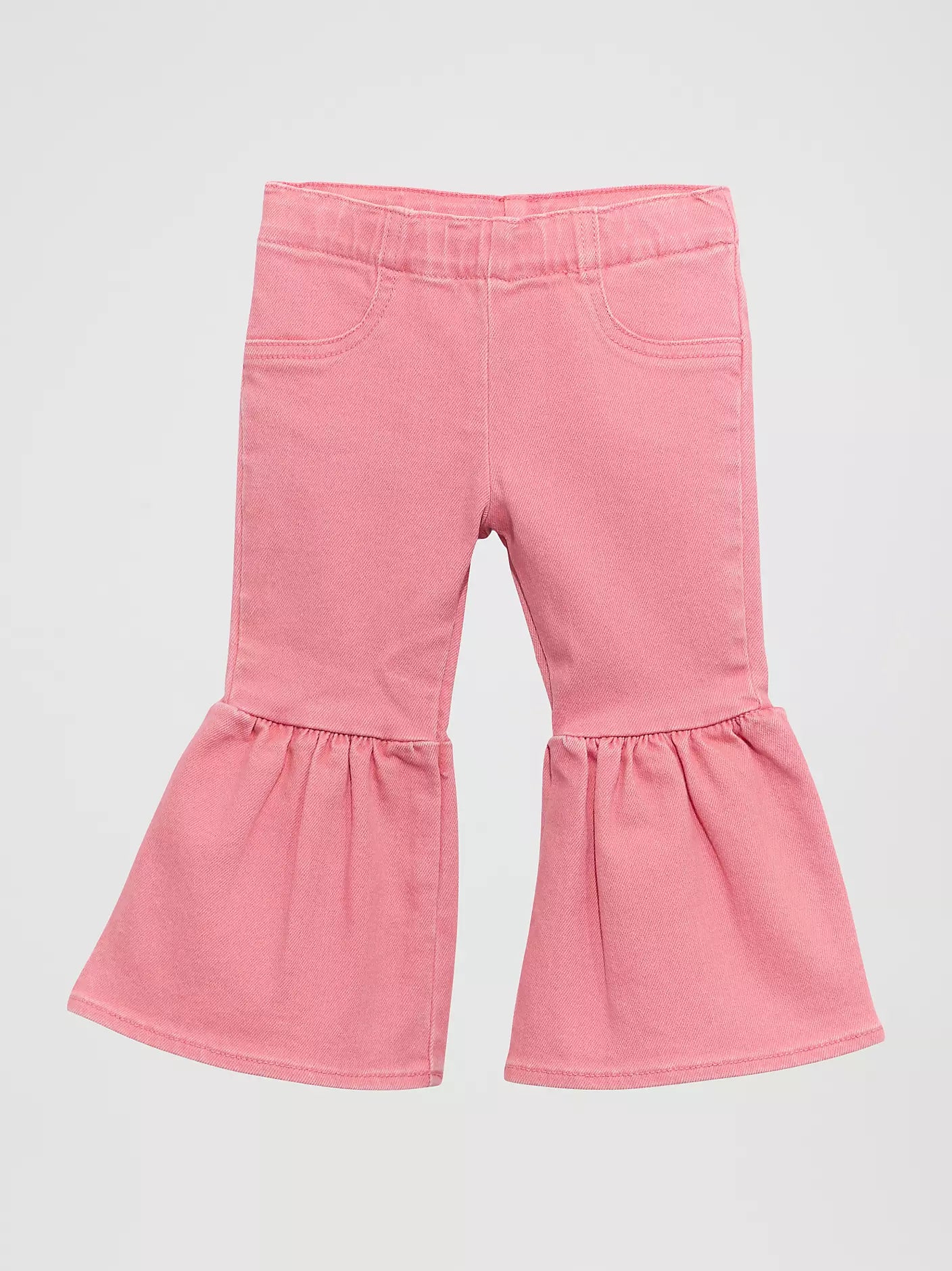 Wrangler Little Girls Vibrant Ruffle Leg Flare Jean 112375233
