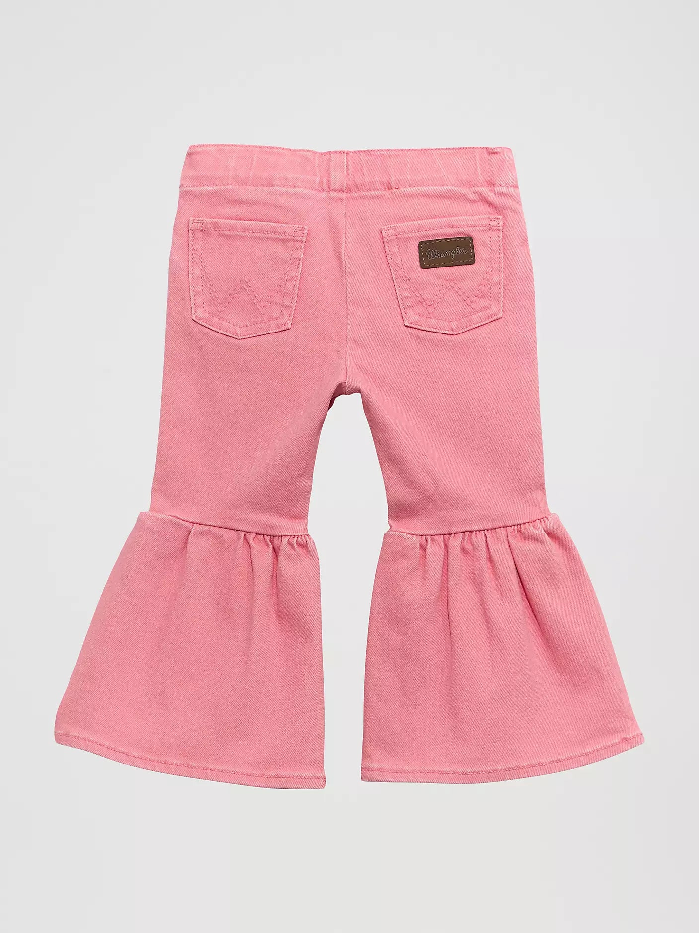 Wrangler Little Girls Vibrant Ruffle Leg Flare Jean 112375233
