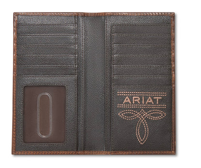 Ariat Rodeo Patch Brown Wallet A3566302