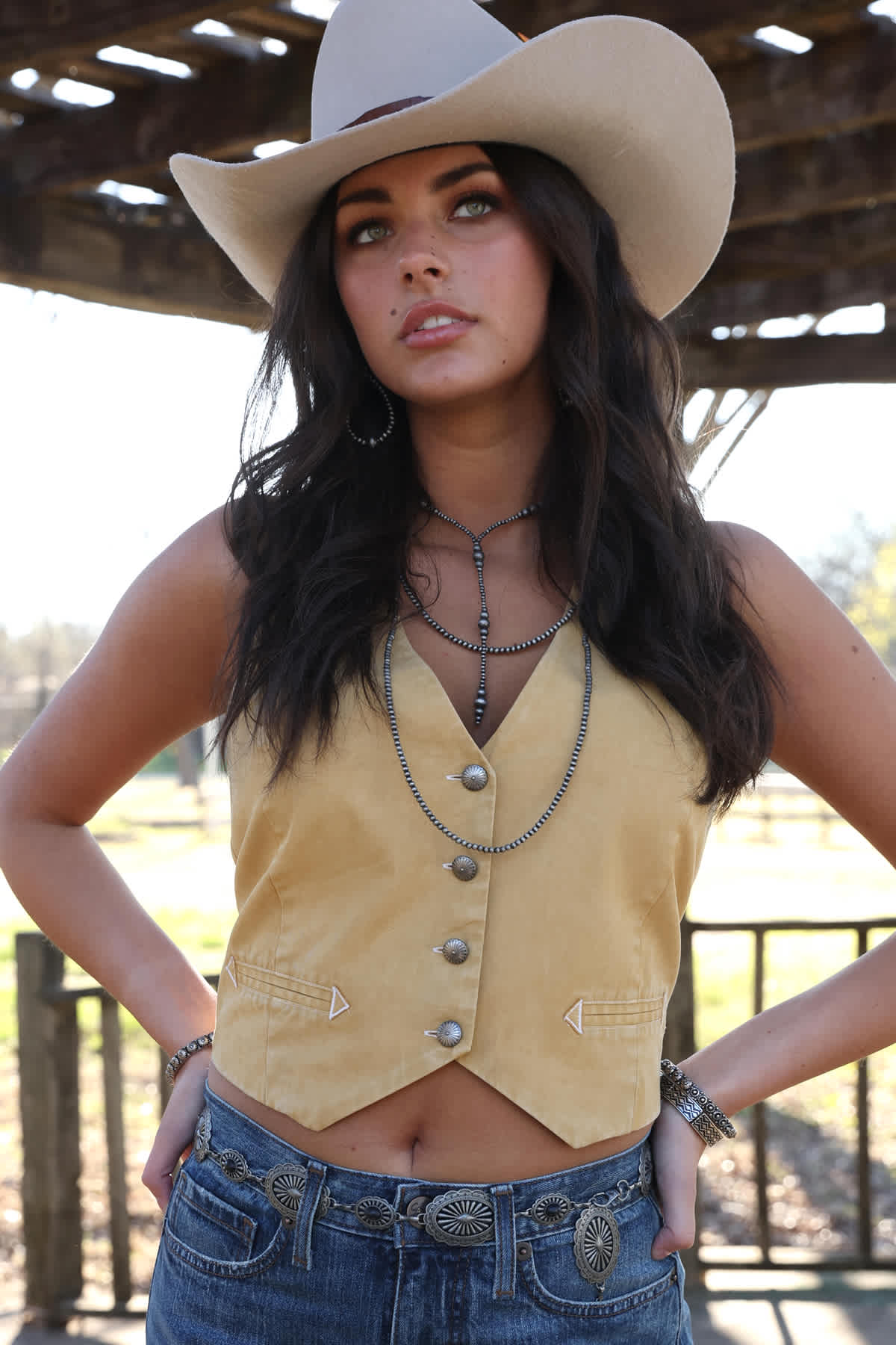 CRUEL GIRL® WOMENS VINTAGE STYLE VEST