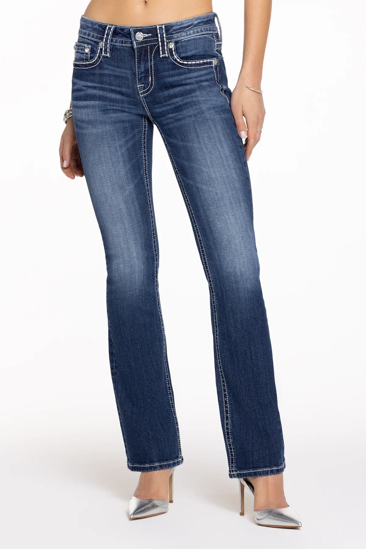 Miss Me Heaven Sent Bootcut Jeans
