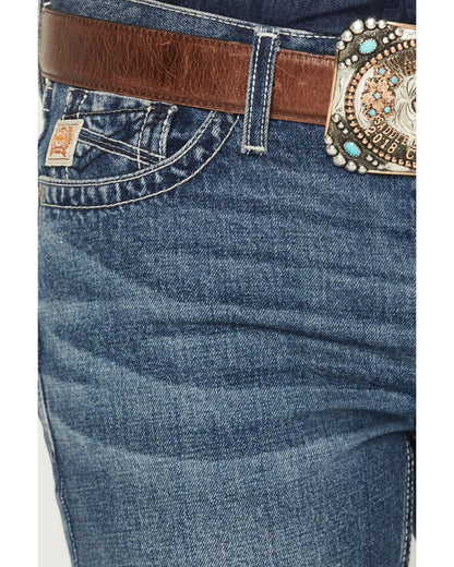 Cinch Men’s Ian Medium Wash Slim Bootcut Rigid Denim Jeans MB33136001