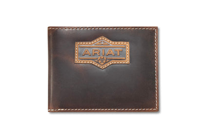 Ariat Bifold Patch Brown Wallet A3566502