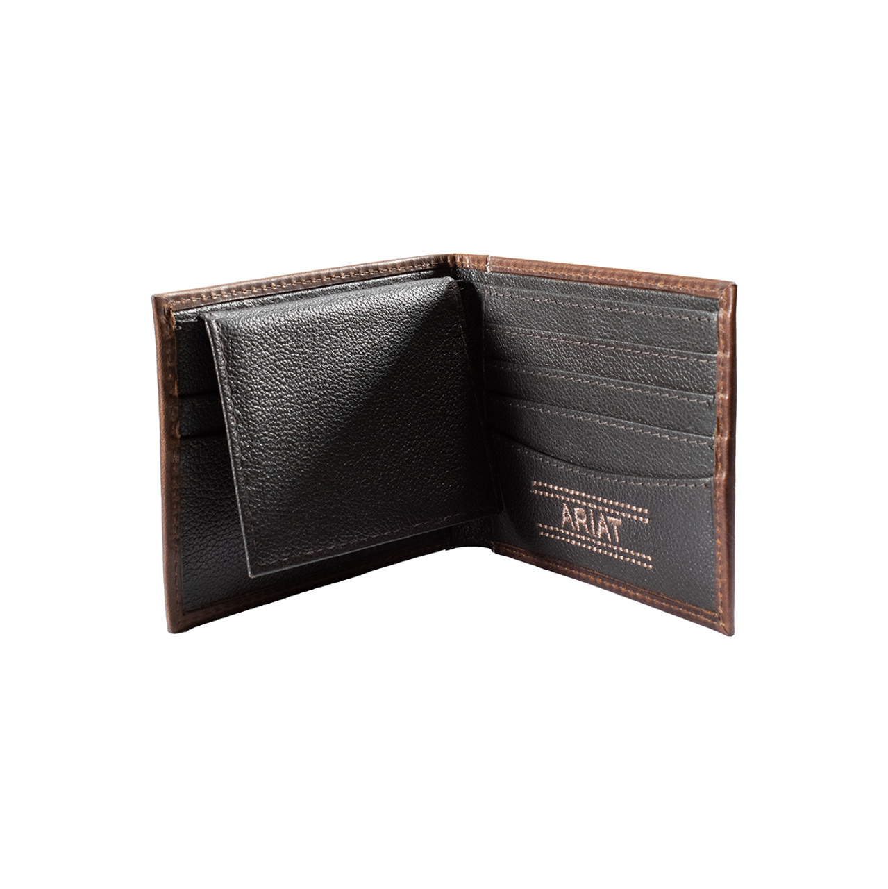 Ariat Bifold Patch Brown Wallet A3566502