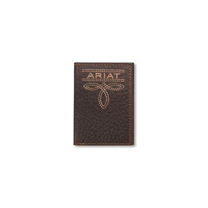 Ariat Trifold Bug Stitch Brown  Wallet  A3563402