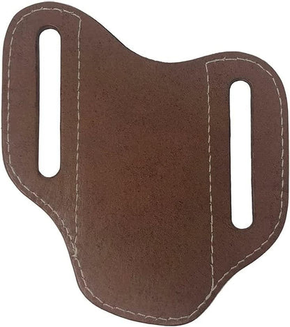 Red Dirt Hat Co Knife Sheath Leather Logo Brown