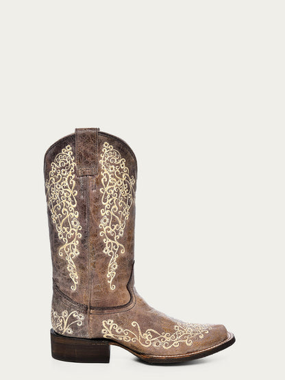 Corral Women’s Brown Crater Embroidered