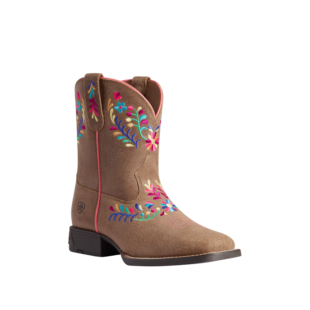 Ariat Girls Wild Flower Square Toe #442