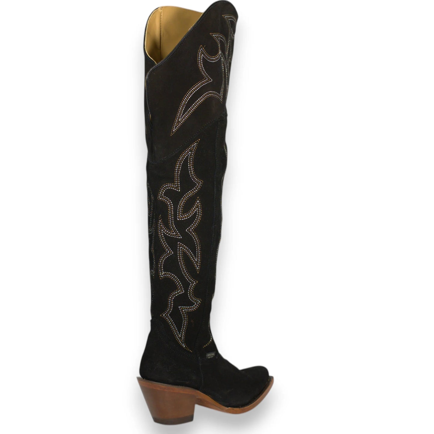 Reyme Women’s Boots 857 Gamuza Negro Cuero