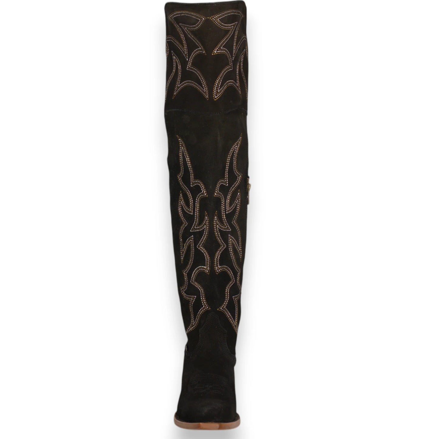 Reyme Women’s Boots 857 Gamuza Negro Cuero