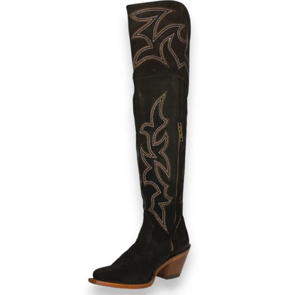 Reyme Women’s Boots 857 Gamuza Negro Cuero