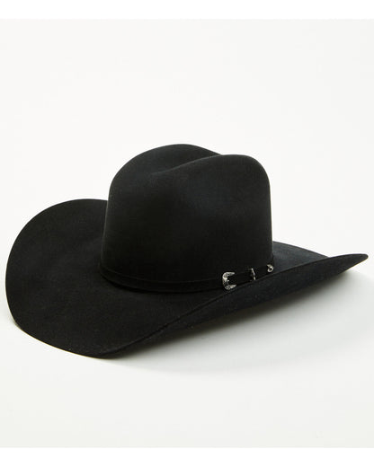 Justin 6X Kermit Black Felt Hat
