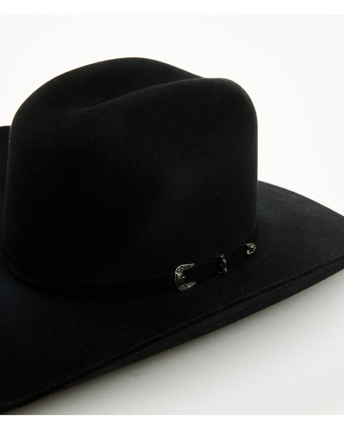 Justin 6X Kermit Black Felt Hat