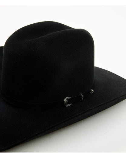 Justin 6X Kermit Black Felt Hat