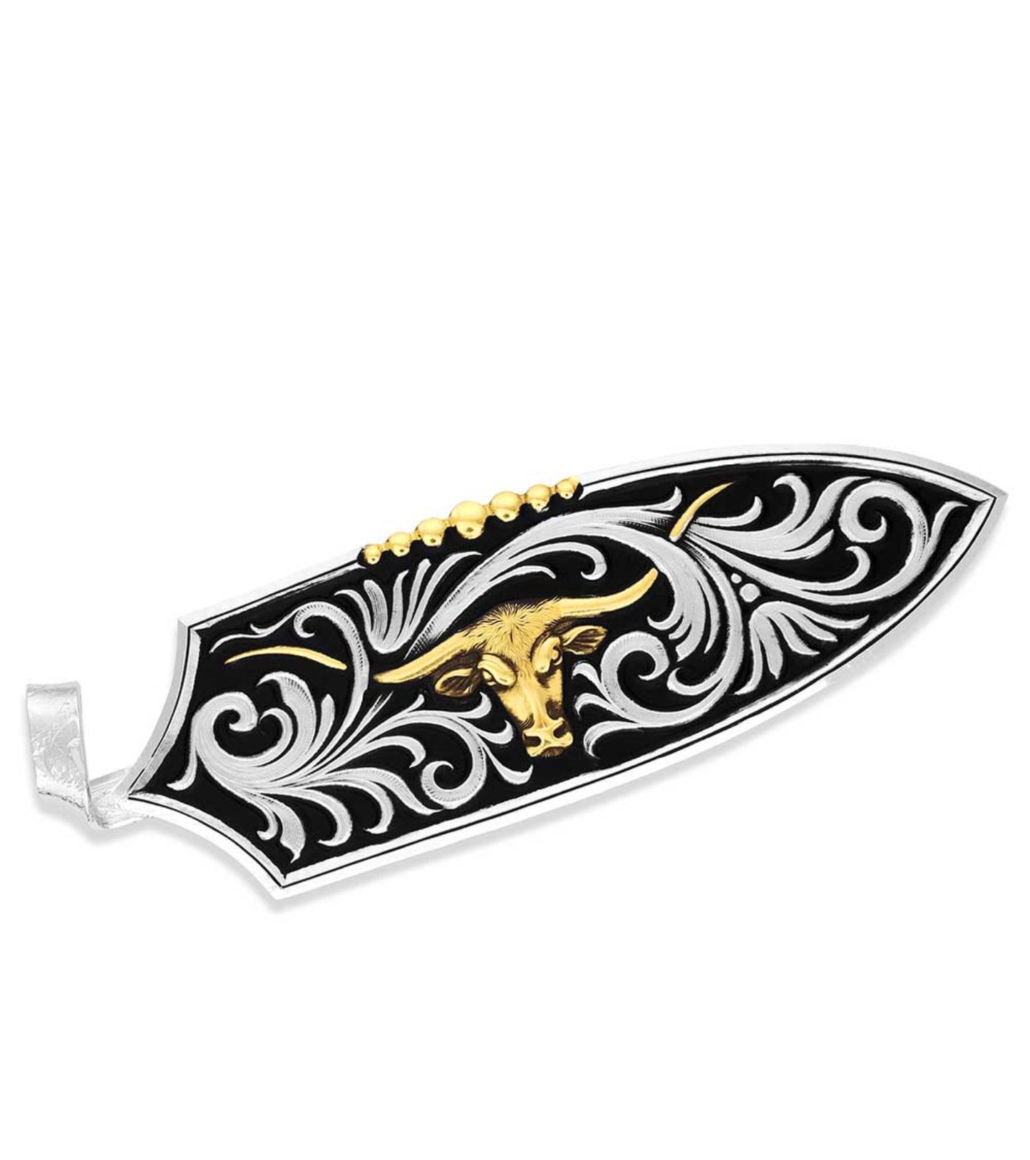 Montana Longhorn Cattle Drive Hat Feather