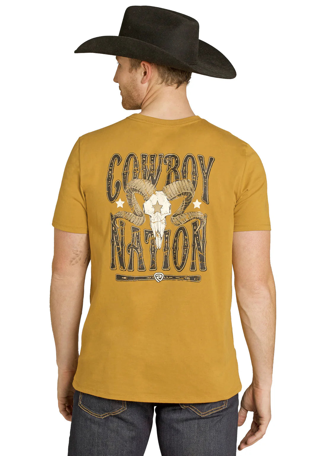 Rock&Roll Golden  Cowboy Nation Graphic Tee BU21T07859