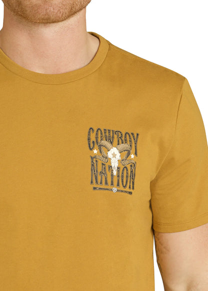 Rock&Roll Golden  Cowboy Nation Graphic Tee BU21T07859
