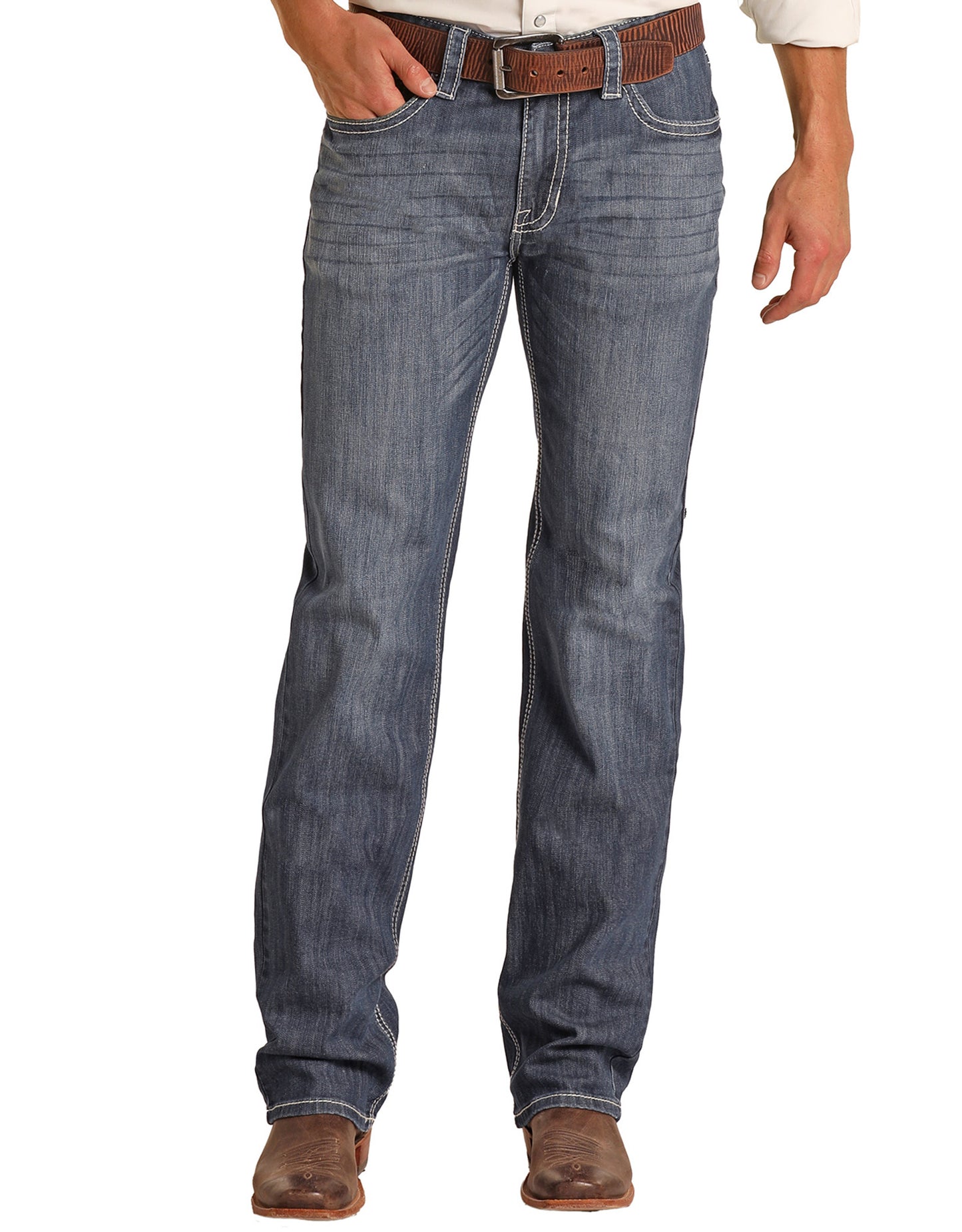Rock&Roll Double Barrel Straight Leg Jeans m0s3473
