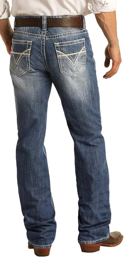 Rock&Roll Double Barrel Relaxed Straight Leg Jeans m0s1612