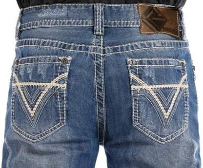 Rock&Roll Double Barrel Relaxed Straight Leg Jeans m0s1612