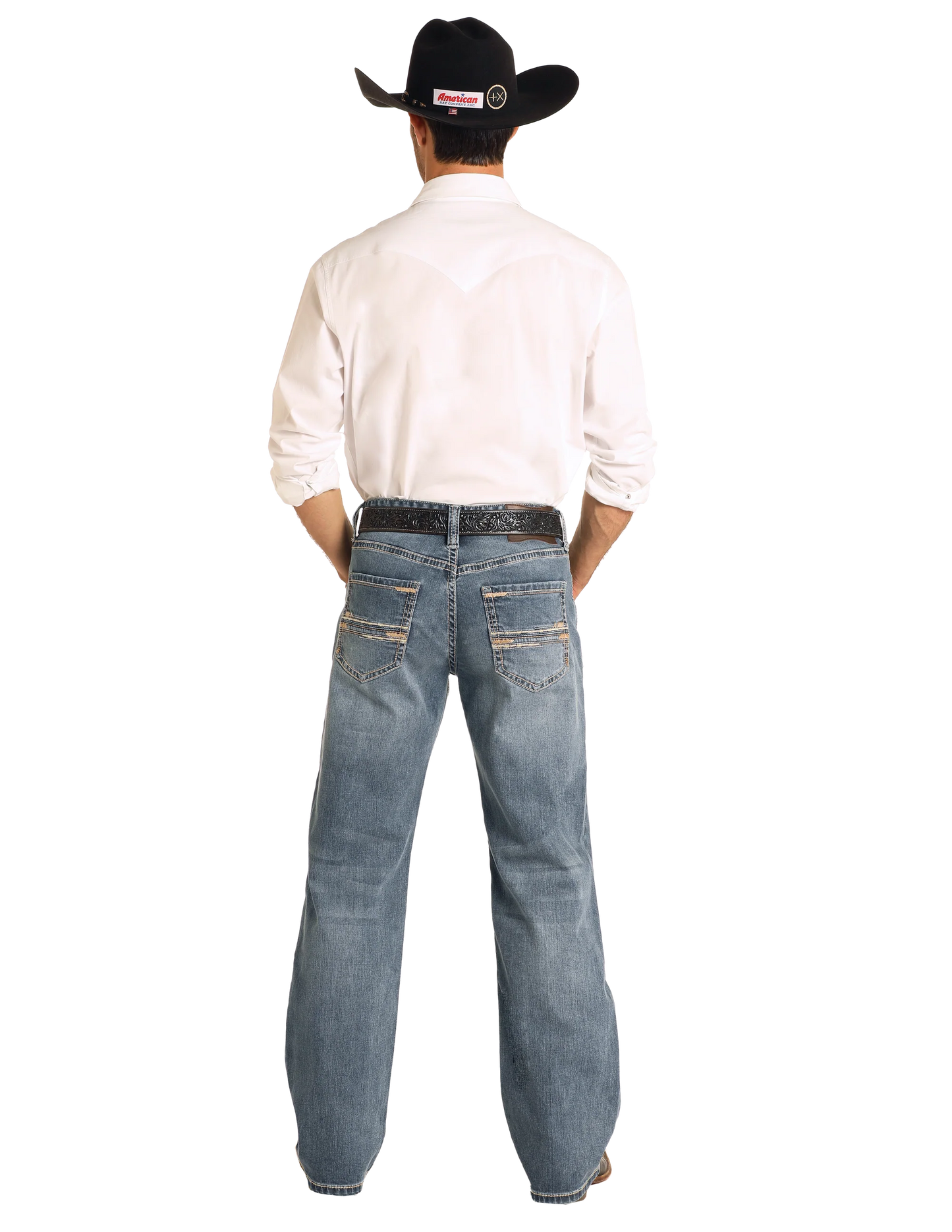 Rock&Roll Double Barrel Relaxed Fit Straight Boot Jeans bm0sd04814
