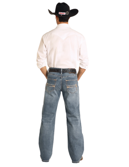 Rock&Roll Double Barrel Relaxed Fit Straight Boot Jeans bm0sd04814