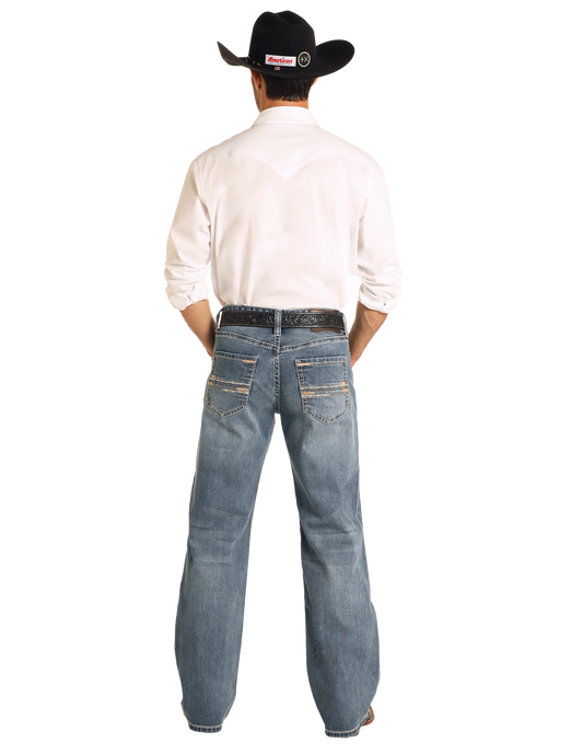 Rock&Roll Double Barrel Relaxed Fit Straight Boot Jeans bm0sd04814