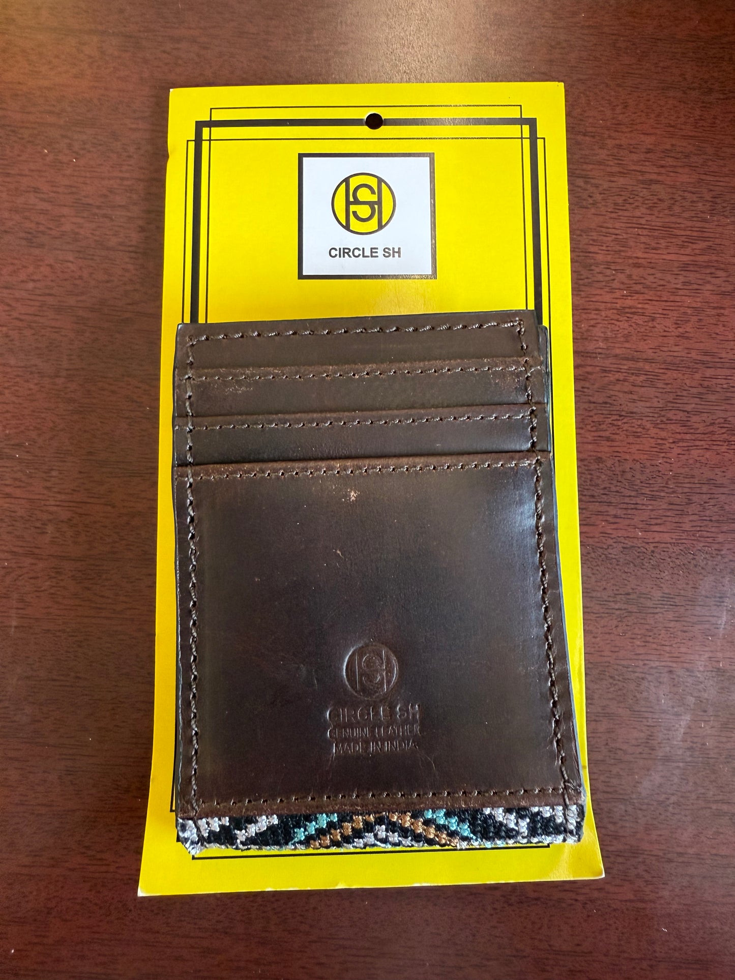 Circle SH Leather Card Holder MCH16