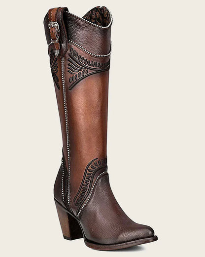 Cuadra Womens Genuine Bovine Leather Western Boots CU583